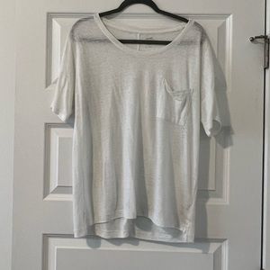 White Boyfriend Tee